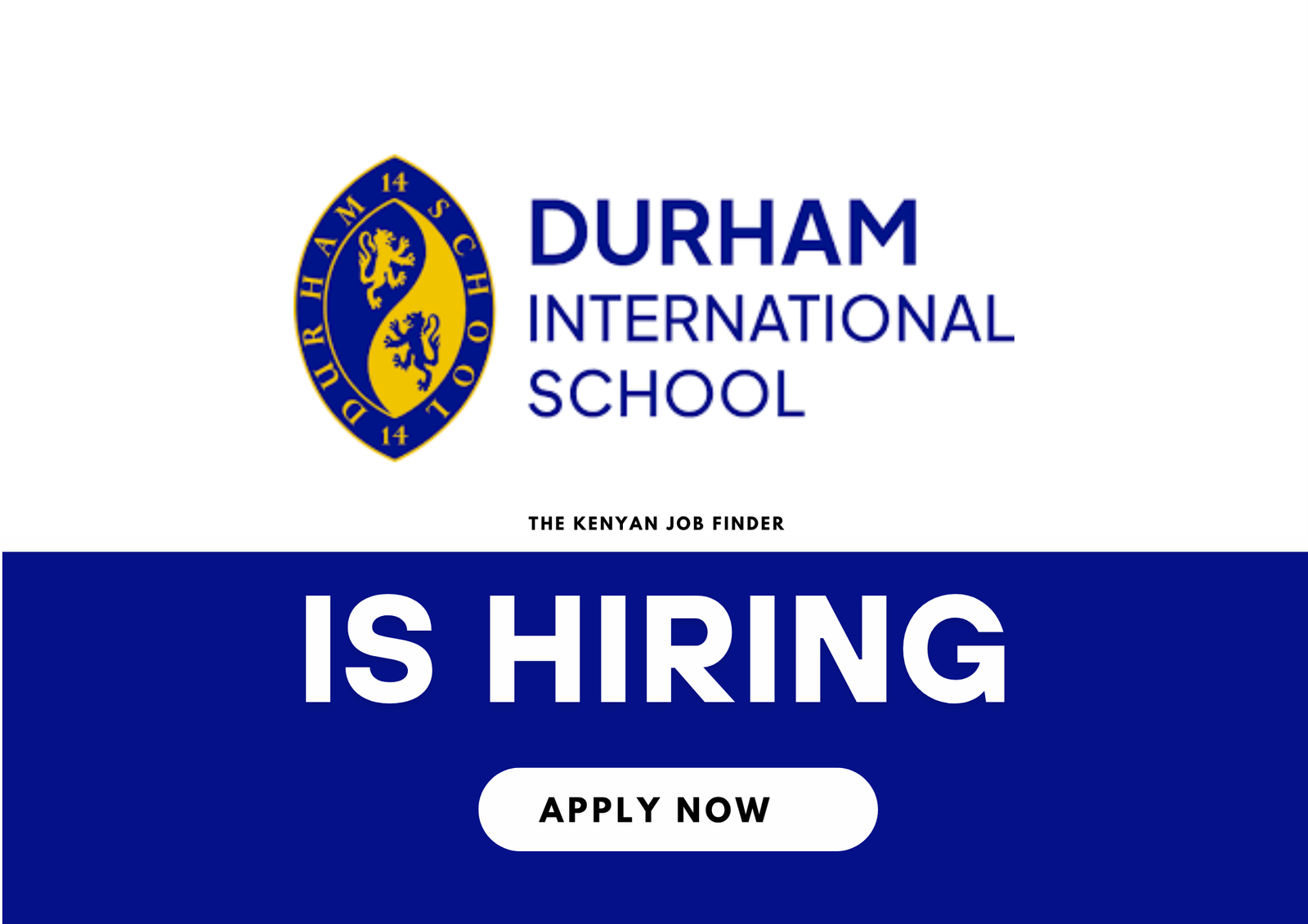 Teaching and Administrative Jobs – Durham International School Kenya | Apply by 6th June 2025