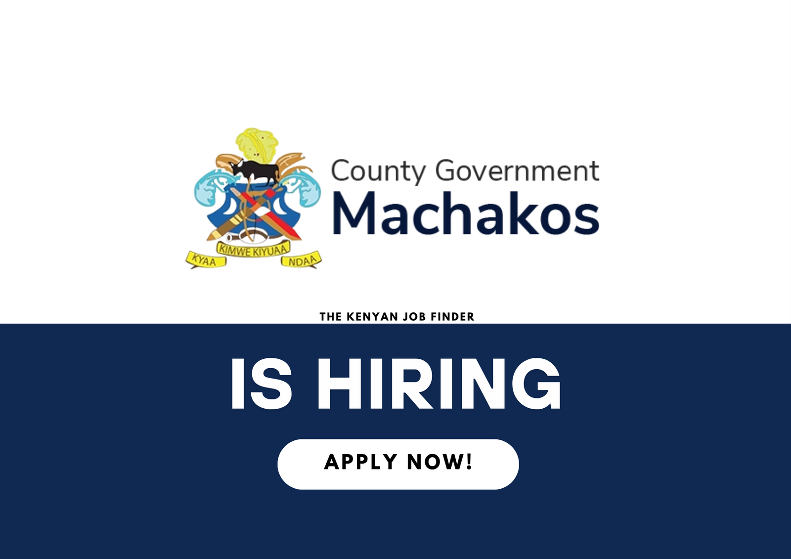 Machakos County Public Service Board (MCPSB) |(127 Vacancies Open) Apply Now