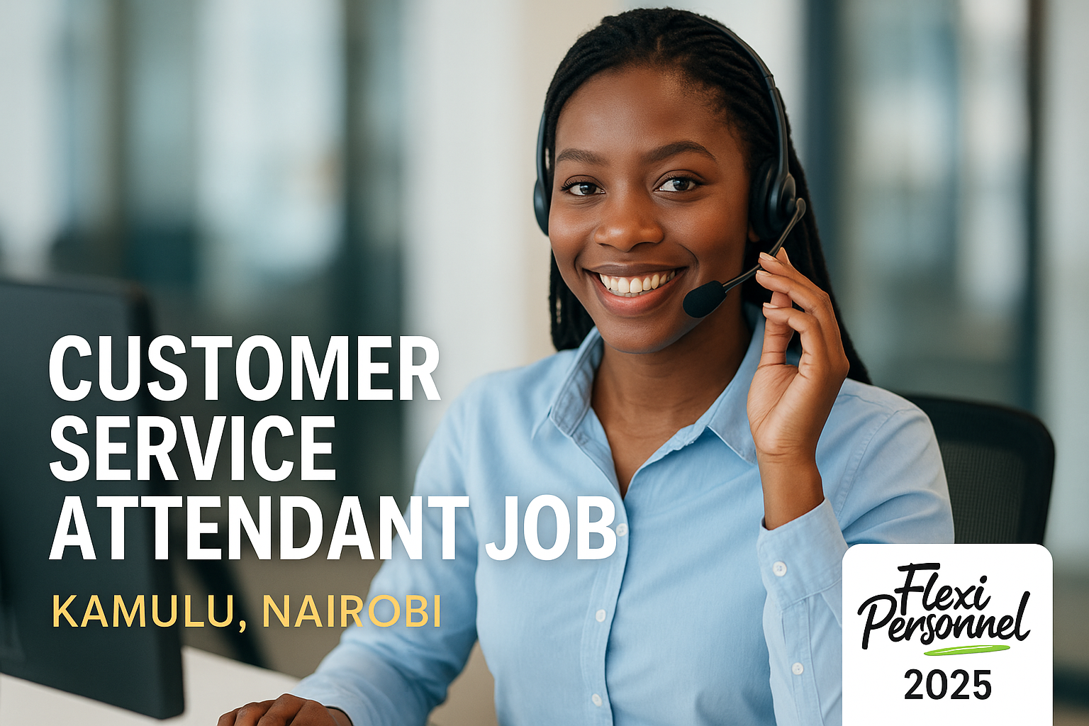 Customer Service Attendant Job in Kamulu, Nairobi | Flexi Personnel 2025