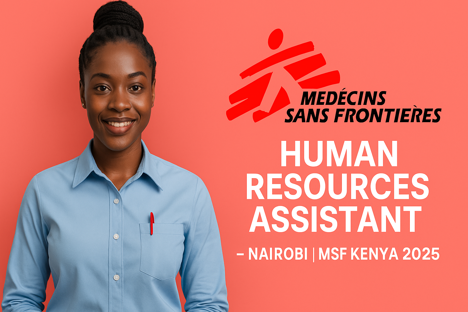 Human Resources Assistant – Nairobi | MSF Kenya 2025