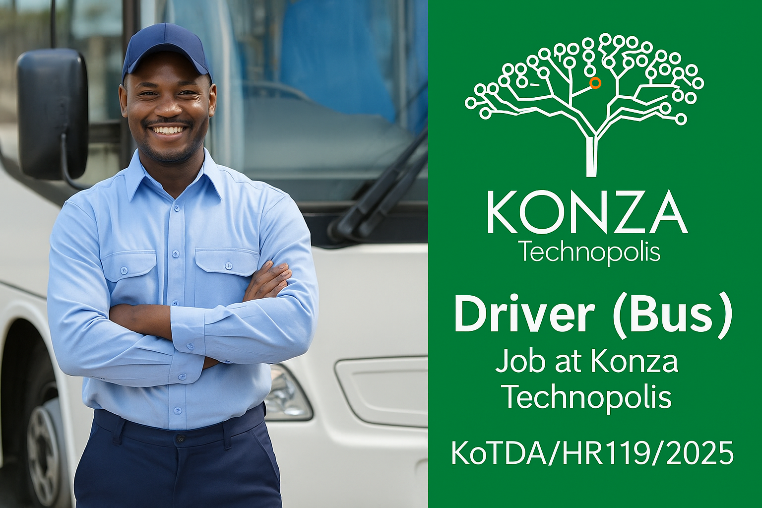 Driver (Bus) Job at Konza Technopolis | KoTDA/HR119/2025