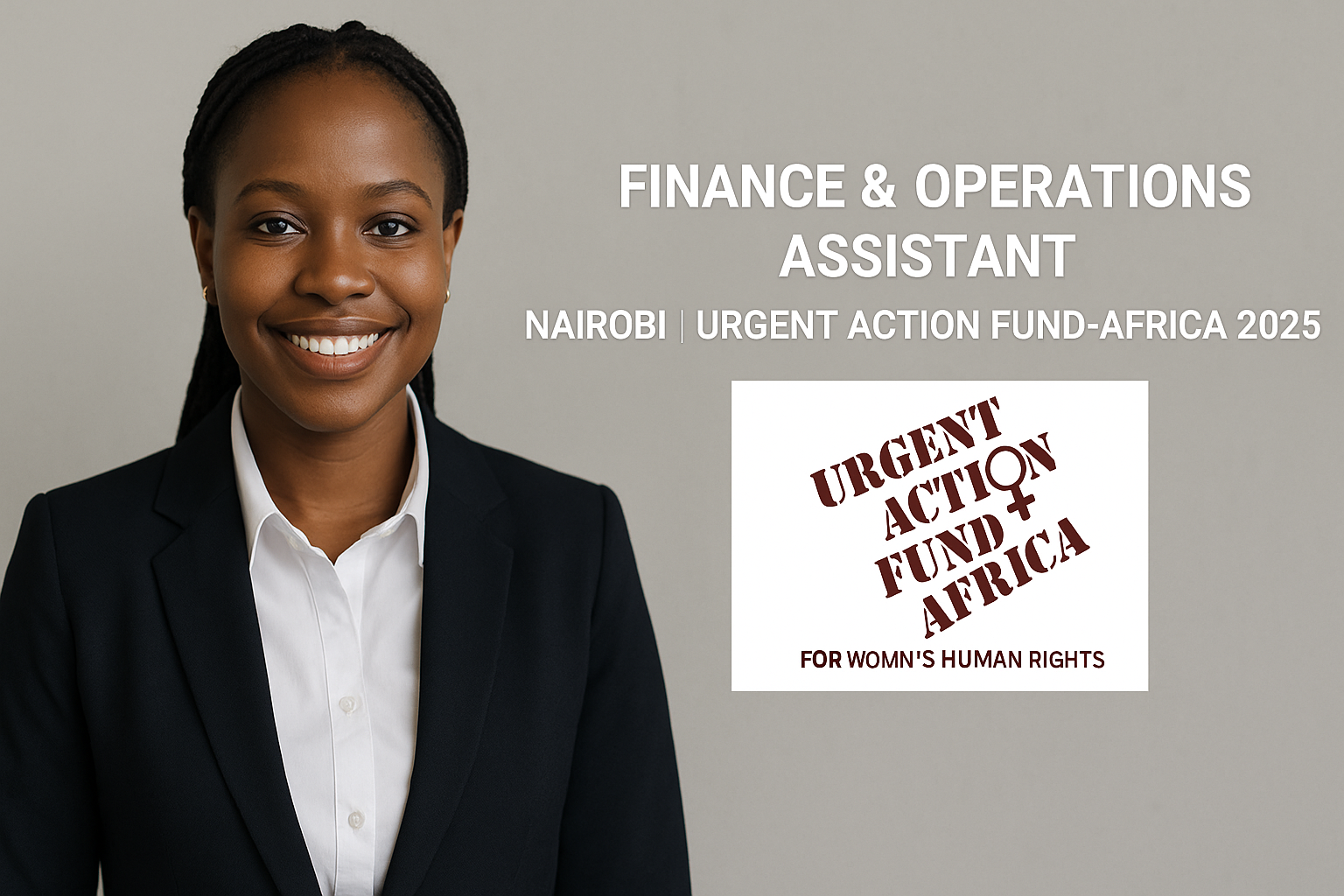 Finance & Operations Assistant – Nairobi | Urgent Action Fund-Africa 2025