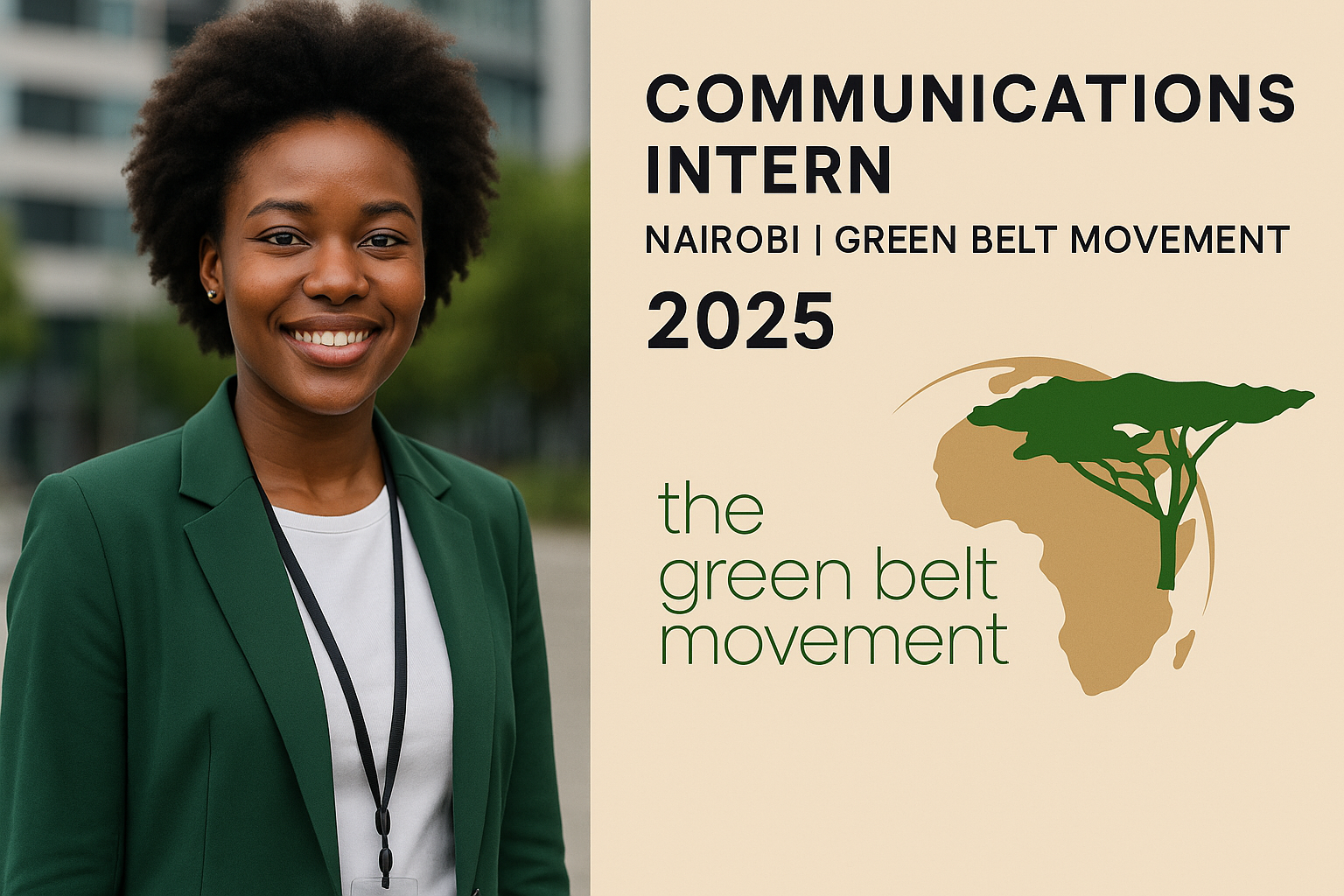 Communications Intern – Nairobi | Green Belt Movement 2025