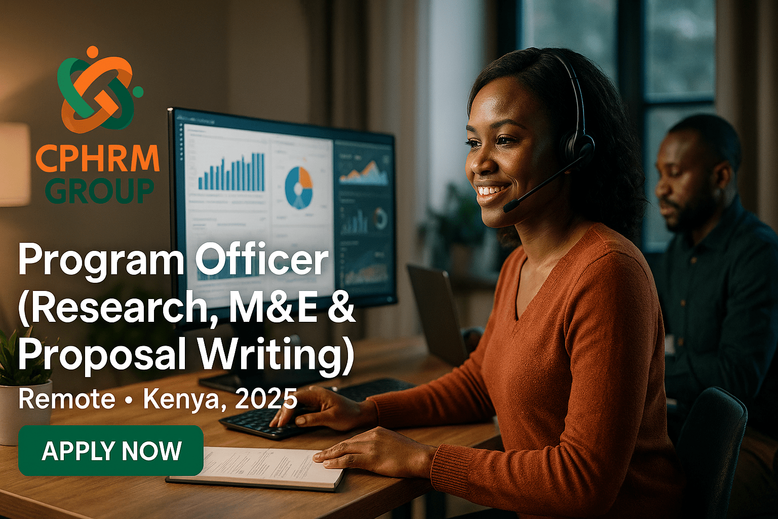 Program Officer Research Monitoring Evaluation Proposal Writing Job – Remote, Kenya 2025