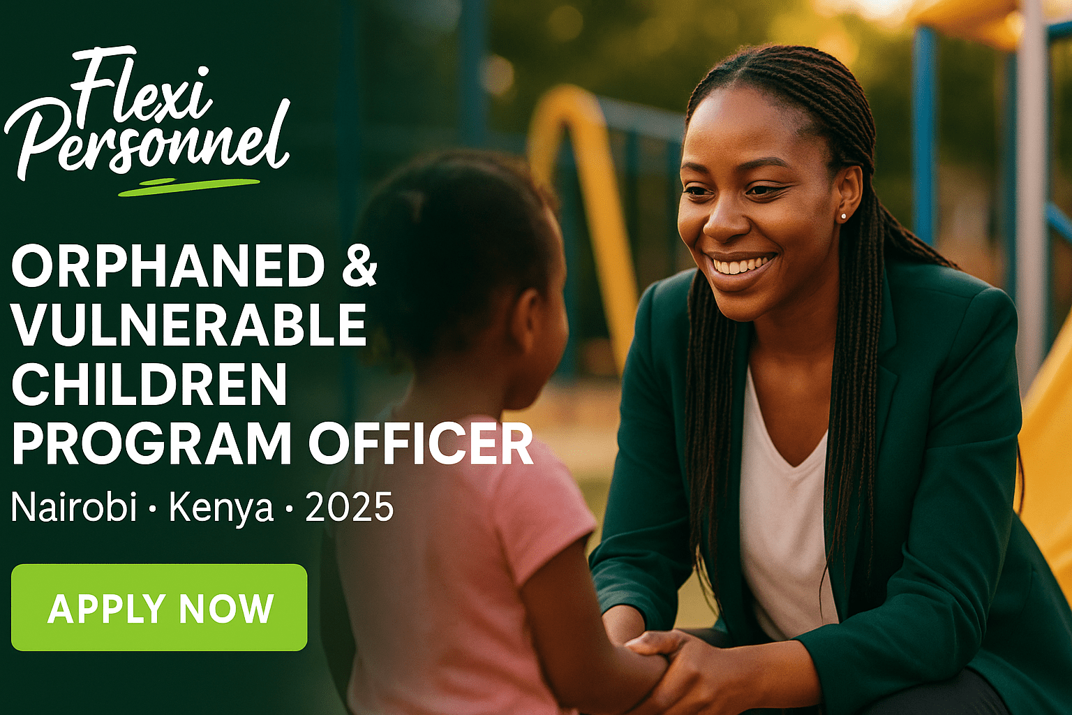 Orphaned and Vulnerable Children Program Officer Job – Nairobi, Kenya 2025