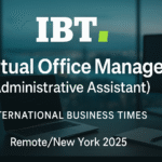 Virtual Office Manager (Administrative Assistant) – International Business Times | Remote/New York 2025