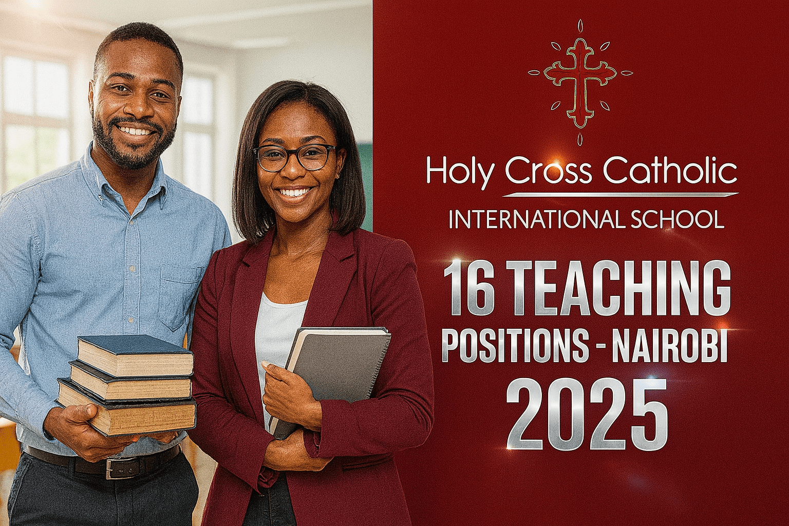16 Teaching Positions – Nairobi | Holy Cross Catholic International School 2025