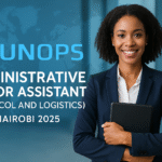 Administrative Senior Assistant (Protocol and Logistics) – UNOPS | Nairobi 2025