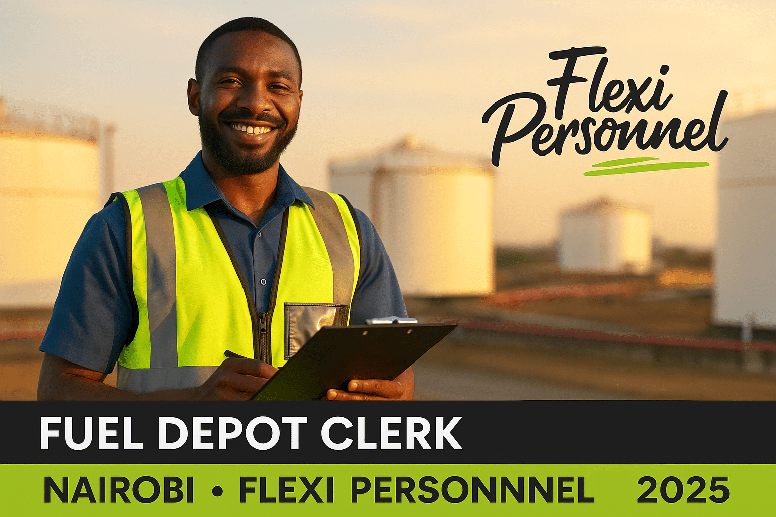 Fuel Depot Clerk – Nairobi | Flexi Personnel 2025