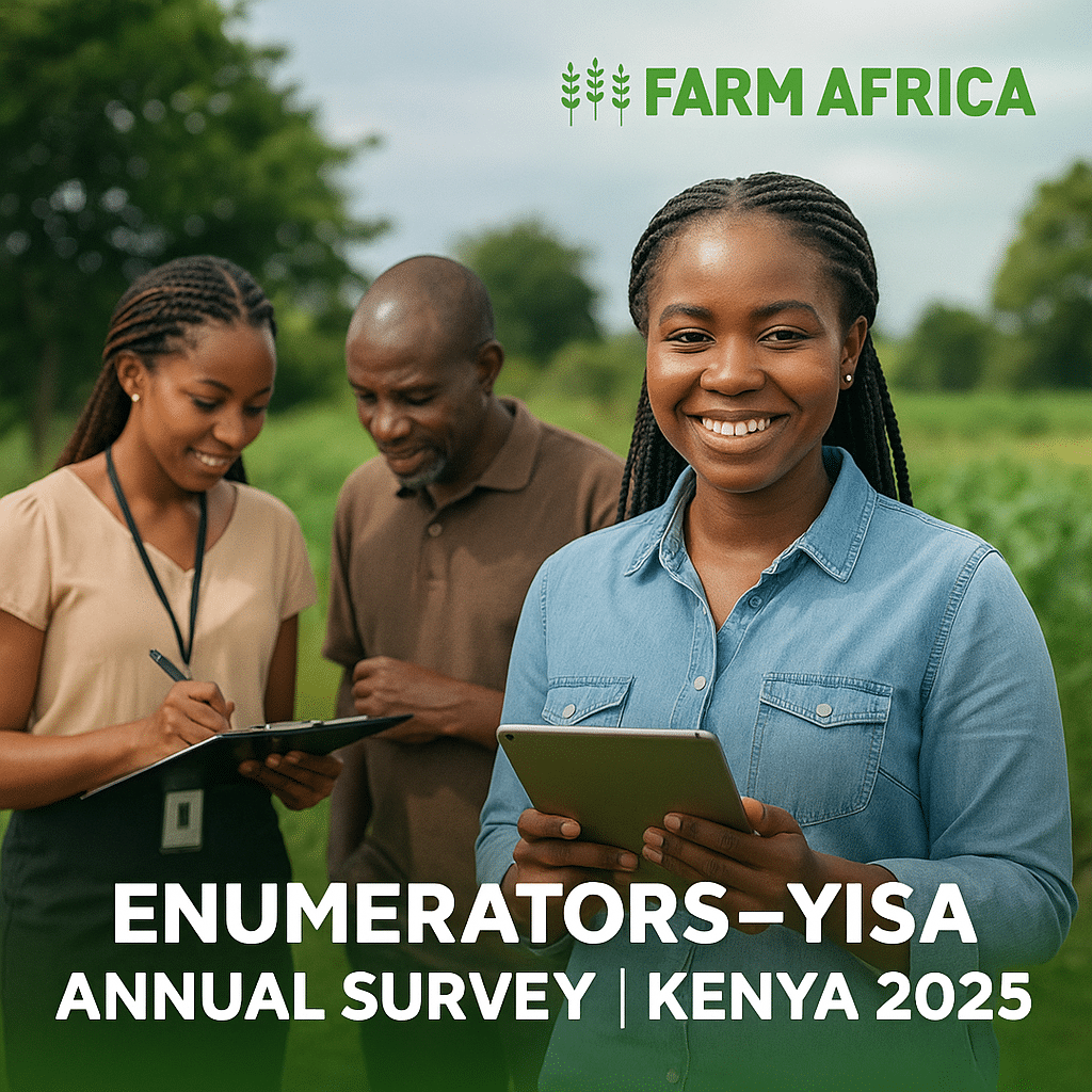 Enumerators at Farm Africa: Enumerators for YISA Annual Survey in Kenya – 2025