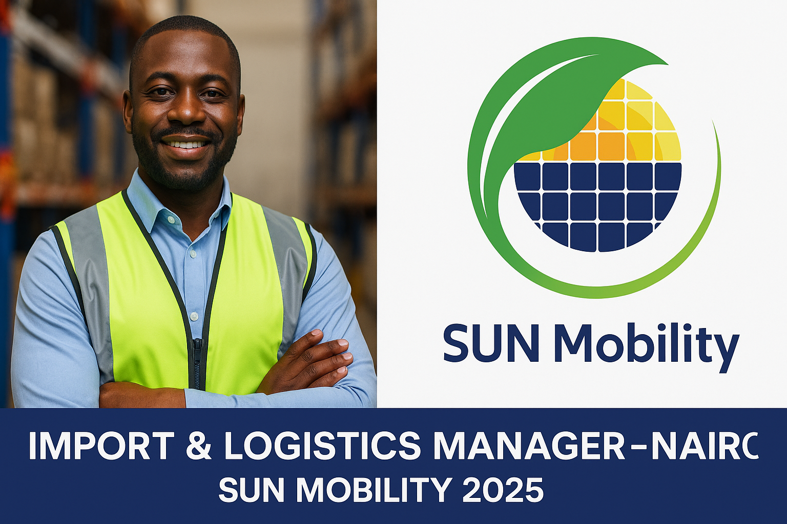 Import & Logistics Manager – Nairobi | SUN Mobility Battery Swapping Technology 2025