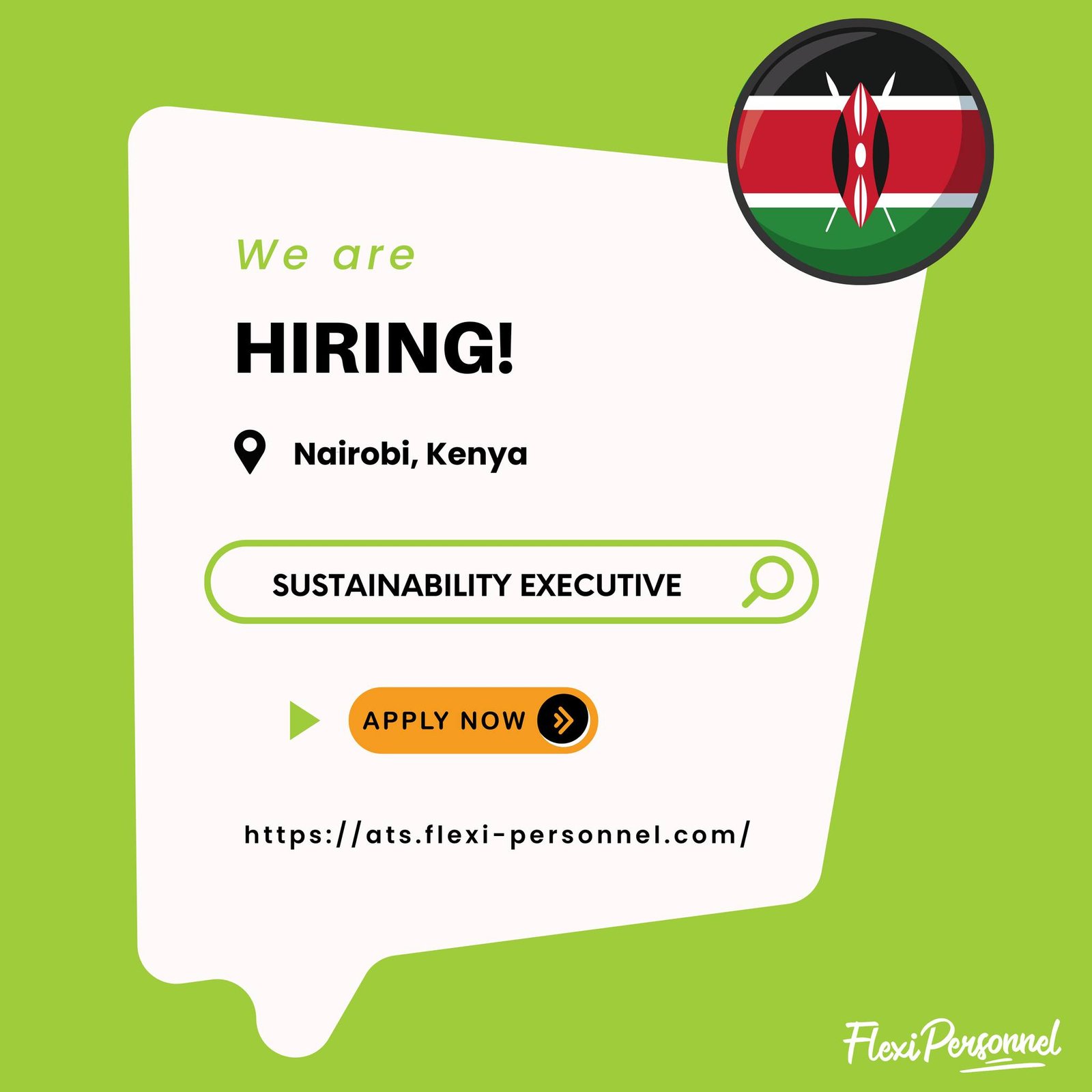 Sustainability Executive – Nairobi, Kenya | KES 180K – 250K Monthly + Benefits