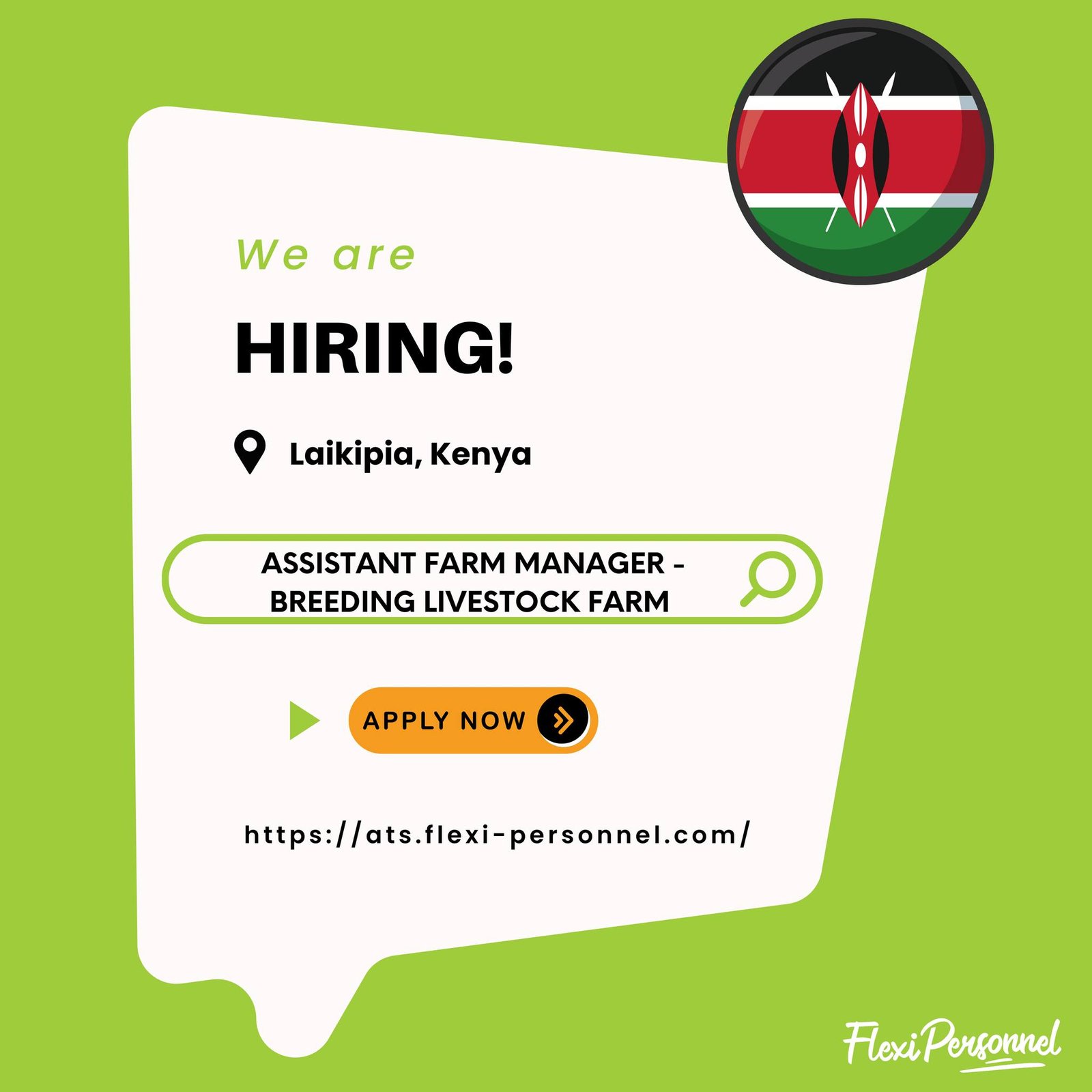 Assistant Farm Manager – Breeding Livestock (Sheep & Goats) – Laikipia | KES 50K–80K Monthly