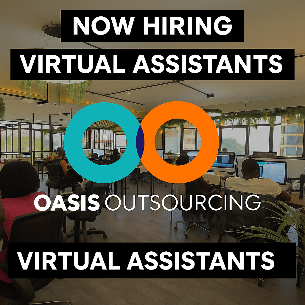 Virtual Assistant (Fully Remote) – Oasis Outsourcing BPO | KES 30K-45K Monthly (Estimated)