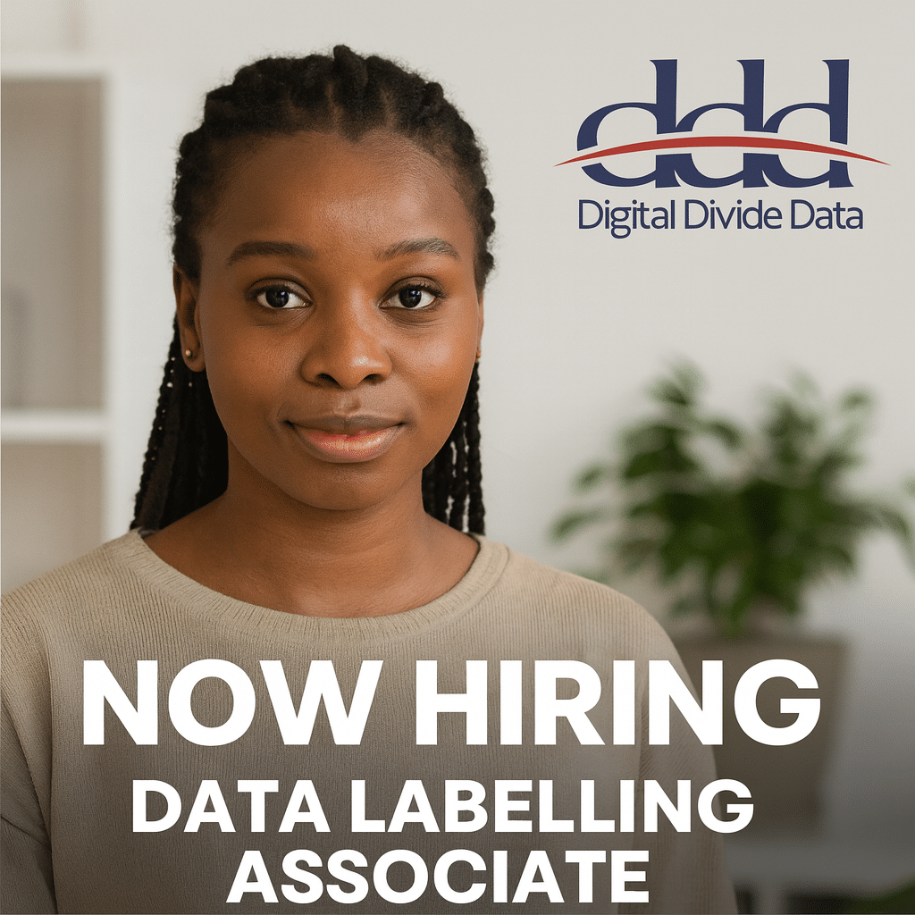 Data Labelling Associate – Digital Divide Data | KES 25K-35K Monthly (Estimated)